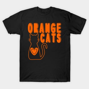 Orange cat lover T-Shirt